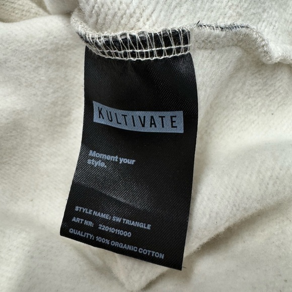 KULTIVATE Sweater Sw Triangle Light Gray XL - Picture 11 of 11